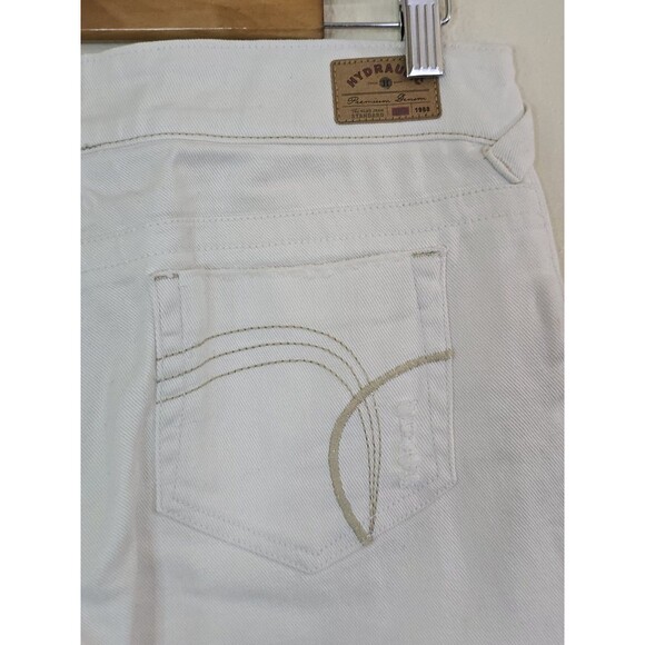 Hydraulic Curvy Lola Fit Jeans Womens Size 11/12 Bootcut White Y2K Juniors - Picture 7 of 13